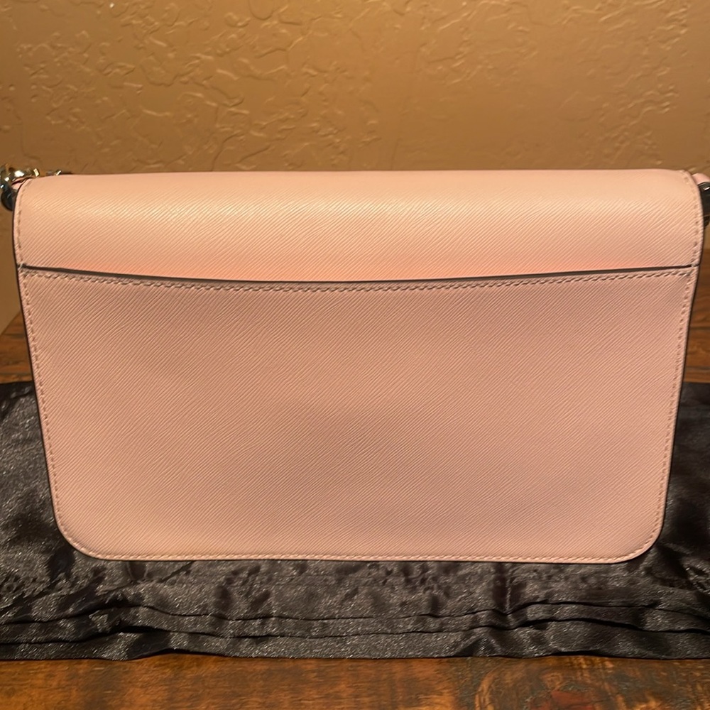 Kate Spade Madison Saffiano Pink Leather Shoulder or Crossbody Bag NWOT $329 - Picture 5 of 9